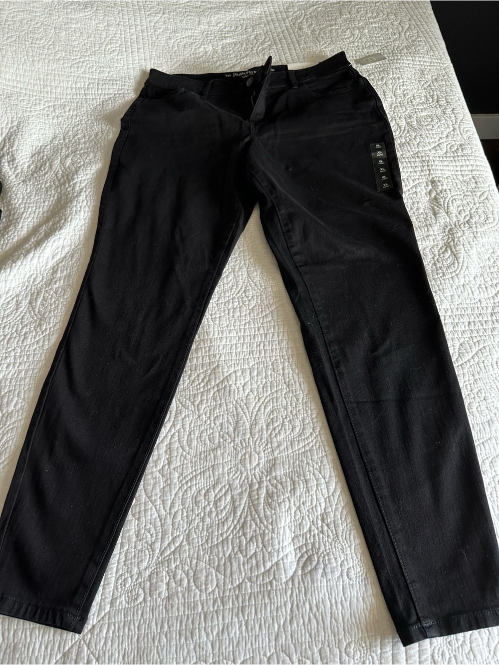 Maurices M Jeans DenimFlex Mid Rise Black XL Long NWT
